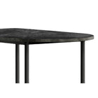 Monarch Specialties - 2325 Bar Maison - 24 po X 36 po /Marbre Gris/Metal Charbon-La table de bar est munie d'un tablier lisse fini brun d'aspect marbre qui est parfait pour les boissons, collations et articles de décoration