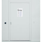 Cosco - Panneau intérieur à effacer pour heures d’ouverture - 8 po x 12 po - Blanc/Noir-Conçu pour un usage intérieur, le format de 8 po x 12 po offre une bonne visibilité sur les portes, murs ou entrées