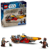 LEGO - Star Wars La motojet de Cobb Vanth-Motojet LEGO Star Wars : Le Mandalorien pour un jeu de bataille