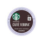Dosettes K-Cup Starbucks Caffe Verona, torréfaction foncée, paquet de 24-Ce café robuste de torréfaction foncée est bien équilibré avec une texture de cacao foncé et une douceur de torréfaction