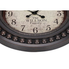 Monarch Specialties - Horloge - 20 po Rond - Horloge Murale - Brun Antique - Transitionnel-Mécanisme sans tic-tac pour une atmosphère paisible et garantie limitée de 2 ans contre tout défaut pour un fonctionnement fiable de l'horloge