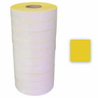 Eddie's - Sato 2 lignes de 8 caractères Étiquettes permanentes - jaunes - Paquet de 60000-Etiquettes Sato blanches permanentes - 2 lignes de 8 caractères