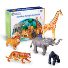 Learning Resources® - Gros animaux de la jungle-Groupe d'âges et niveaux scolaires : 2 ans à 6 ans; niveaux d'éducation préscolaire - maternelle
