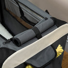 PawHut - Transport pour Animal de Compagnie Pliable 24 po avec Tapis Amovible - Gris-Couleur : gris et noir