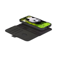 Dbramante1928 - Lynge Portefeuille 2en1 pour iPhone 16 Plus - Noir-L'étui portefeuille Lynge 2-en-1 est le choix durable pour vos besoins changeants