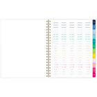 AT-A-GLANCE - Agenda hebdomadaire/mensuel Emily Ley tuile 2025 - 11 po H x 8 3/8 po l - Multicolore - Bilingue-Le design coloré de la couverture à motif de tuile est mis en valeur par un badge de date bordé d'accents dorés 