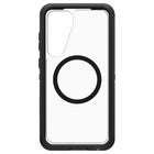 OtterBox - Defender Pro XT Clear Magnets Case pour Samsung Galaxy S25+ - Dark Side-DROP+ Résiste à 7X plus de chutes que la norme militaire (MIL-STD-810G 516.6)