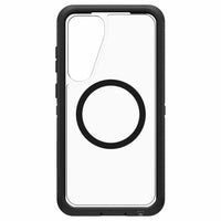 OtterBox - Defender Pro XT Clear Magnets Case pour Samsung Galaxy S25+ - Dark Side-DROP+ Résiste à 7X plus de chutes que la norme militaire (MIL-STD-810G 516.6)