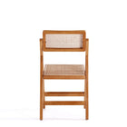 Manhattan Comfort - Lot de 2 chaises pliantes de salle à manger Pullman 46 cm style industriel chic - Nature-20,87 po L x 23 po l x 32,67 po H