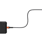 UAG - Câble Charge/Sync Robuste Kevlar USB-C USB-C 5p, Noir/Orange-Boîtier de connecteur en alliage métallique