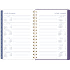 Cambridge - Agenda hebdomadaire/mensuel traits sombres EttaVee 2024-2025 - 5 1/2 po x 8 1/2 po - multicolore - anglais-Les pages spéciales comprennent un calendrier de référence de 3 ans, une liste des congés sur 4 ans, des pages de planification future, 7 pages de notes