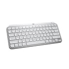 Logitech - MX Keys Mini pour Mac Clavier Minimaliste Sans Fil Eclairé - USB-C - Gris Pale-Clavier sans fil rétroéclairé minimaliste