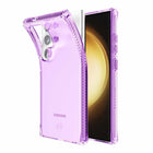 ITSKINS Spectrum_R Coque transparente pour Galaxy S25 Ultra - Violet clair-Traitement antimicrobien