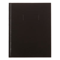 Blueline - Livre de notes reliure sans couture avec onglets autocollants - 9-1/4" x 7-1/4" - Noir-Couverture classique rigide