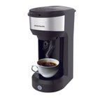 Frigidaire - Cafetière portion individuelle K-Cup compatible - Noir-Les fonctionnalités ajoutées incluent un fonctionnement silencieux et un arrêt automatique