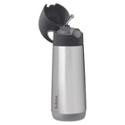 b.box - Bouteille Isotherme - 500ml - Graphite-L’isolation à double paroi garde les boissons chaudes ou froides pendant des heures.