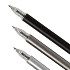 Stylos à gel noirs Gry Mattr, translucides, 7 par paquet-0,7 mm
