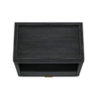 Manhattan Comfort - Table de nuit moderne Evelyn 32" à 1 tiroir - gris charbon-Garantie limitée du fabricant de 30 jours