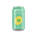 Norse Nitro - Thé infusé à froid, thé vert avec citron - 355 mL - paquet de 12-Les feuilles de thé vert de haute qualité sont trempées dans de l'eau froide, donnant à ce thé un profil plus doux
