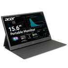 Acer - 15,6 po Moniteur IPS portable-Partagez facilement ce qui est sur votre écran avec vos clients, votre famille et vos amis car les couleurs restent fidèles aux angles de vision larges
