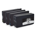 TRU RED - Cartouche d’encre 3JA03AN/3JA00AN/3JA01AN/3JA02AN HP 962XL remise à neuf - rendement élevé - noir/cyan/magenta/jaune - 4 Pack-Noir, Cyan, Magenta, Jaune
