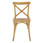 Modway - Gear Fauteuil d’appoint de salle à manger Ensemble de 4 - Naturel-9