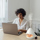 Pure Enrichment - Diffuseur de roche de sel de l'Himalaya en cristal PureGlow-5 niveaux de lumière réglables : personnalisez la luminosité de la lampe au niveau de luminosité adapté à votre humeur.
