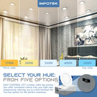 ShoppingAll - Impotek Lumière de plafond encastrée LED 4” 5 CCT avec boîte de jonction - 2700K/3000K/3500K/4000K/5000K - Dimmable IC Classé ETL Étoile d’Énergie 9W 800LM - RCL1-9W4IN (Paquet de 1)-Satisfaction garantie - Nous soutenons notre produit avec une garantie de 5 ans, complétée par un support client canadien dédié. Faites confiance à notre engagement pour assurer un achat en toute confiance