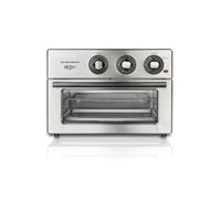 Hamilton Beach - Four grille-pain à 6 tranches - acier inoxydable-Friture plus rapide et même à l'air. La fonction de friture à l'air libre fait circuler l'air autour des aliments pour une cuisson plus rapide et uniforme avec moins d'huile. Vous pourrez obtenir la finition croustillante que vous aimez sur tous les types d'aliments.