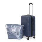 Nicci - Sac extensible Travel Weekender Duffel - Bleu -Fermetures à pression latérales