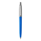 Parker - Stylo à bille Jotter Originals - fini bleu classique - pointe moyenne - encre bleue-La conception rétractile exclusive s’ouvre et se referme avec un clic satisfaisant