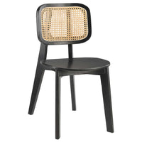 Modway - Habitat Fauteuil d’appoint de salle à manger - Noir-Fauteuil d’accompagnement de la ferme côtière