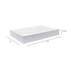Eddie's - Boîte à vêtements - 17X - 17" x 11" x 2-1/2" - Blanc - Paquet de 50-17" x 11" x 2-1/2"