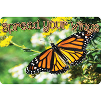 Ashley Productions - The Original Fun Mat - Tapis de Bienvenue - 15 -5" x 23 -5" - Tapis de Bienvenue Papillon Déployez Vos Ailes-Mesure et design : Le tapis de bienvenue Spread Your Wings Butterfly mesure 15,5 po x 23,5 po.