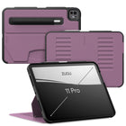 Zugu - Étui iPad Pro 11 po M4 2024 - Violet Baie-Étui folio magnétique
