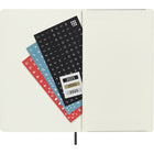 Moleskine - 2025 Agenda hebdomadaire à grande couverture souple - 5" x 8.25" - Noir-Autocollants Pour Personnaliser Votre Emploi Du Temps Et Autocollants « Année » Pour Le Dos Du Carnet