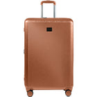 CHAMPS - Ensemble de bagages extensibles à 8 roues - 3 pièces - à parois rigides Collection Iconic II - Or rose-Serrures TSA sur les 3 pièces