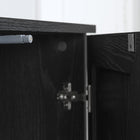 South Shore - Essence - Armoire de rangement avec 2 portes - Chêne noir-Poids de l'item: 50 lb
