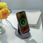 Otterbox - Support de Chargeur Sans Fil pour MagSafe 7,5W - Noir/Rayonnement Lumineux-Maintient l'iPhone en sécurité en mode portrait ou paysage pendant la charge, le streaming et la connexion
