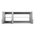 Prepac - Armoire murale Elite 54 po - gris-Finition en stratifié gris durable