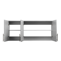 Prepac - Armoire murale Elite 54 po - gris-Finition en stratifié gris durable