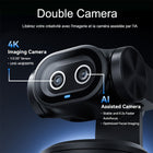 EMEET - Webcam PTZ à double objectif PIXY 4K AI avec contrôle gestuel-Compatibilité Switch2 : Peut être utilisé comme caméra Switch 2