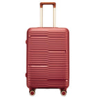 TRAVLR - Valise d'enregistrement légère à coque rigide, 24 po - Rouge-Fabriqué en polypropylene 