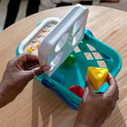 Baby Einstein - HAPE Panier de courses Magic Touch-Le mode Jeu récompense les bébés avec de la musique et des sons de courses alors qu'ils découvrent ce qui se passe lorsqu'ils appuient sur les 5 boutons Magic Touch ou placent une forme d'aliment dans la bonne ouverture