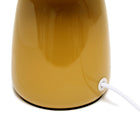 Simple Designs - Petite Round Table Lamp - Mustard Yellow With Matching Shade-8