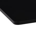 CorLiving - Table de salle à manger à piédestal réglable - Carrée - Noir-10