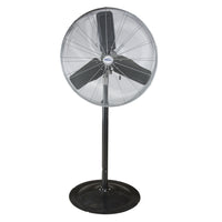 Matrix Industrial - Ventilateur oscillant sur socle pour l'extérieur-Modèles sur pied à hauteur réglable et base ronde robuste pour plus de stabilité