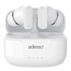 Adesso - Xtream T2 Écouteurs intra-auriculaires sans fil Bluetooth - blanc-Connectivité Bluetooth 5.3 avancée - Profitez de connexions sans fil rapides, stables et écoénergétiques pour un streaming fluide et un son à faible latence