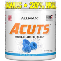 Allmax - Boisson énergisante aux acides aminés Aminocuts - Framboise bleue - 252 g-Allmax ACUTS Framboise Bleue 252 g