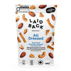Laid Back Snacks - All Dressed Mélange d'amandes, de noix de cajou et de bretzels assaisonnés - 130g-exclusivement des noix grillées à sec